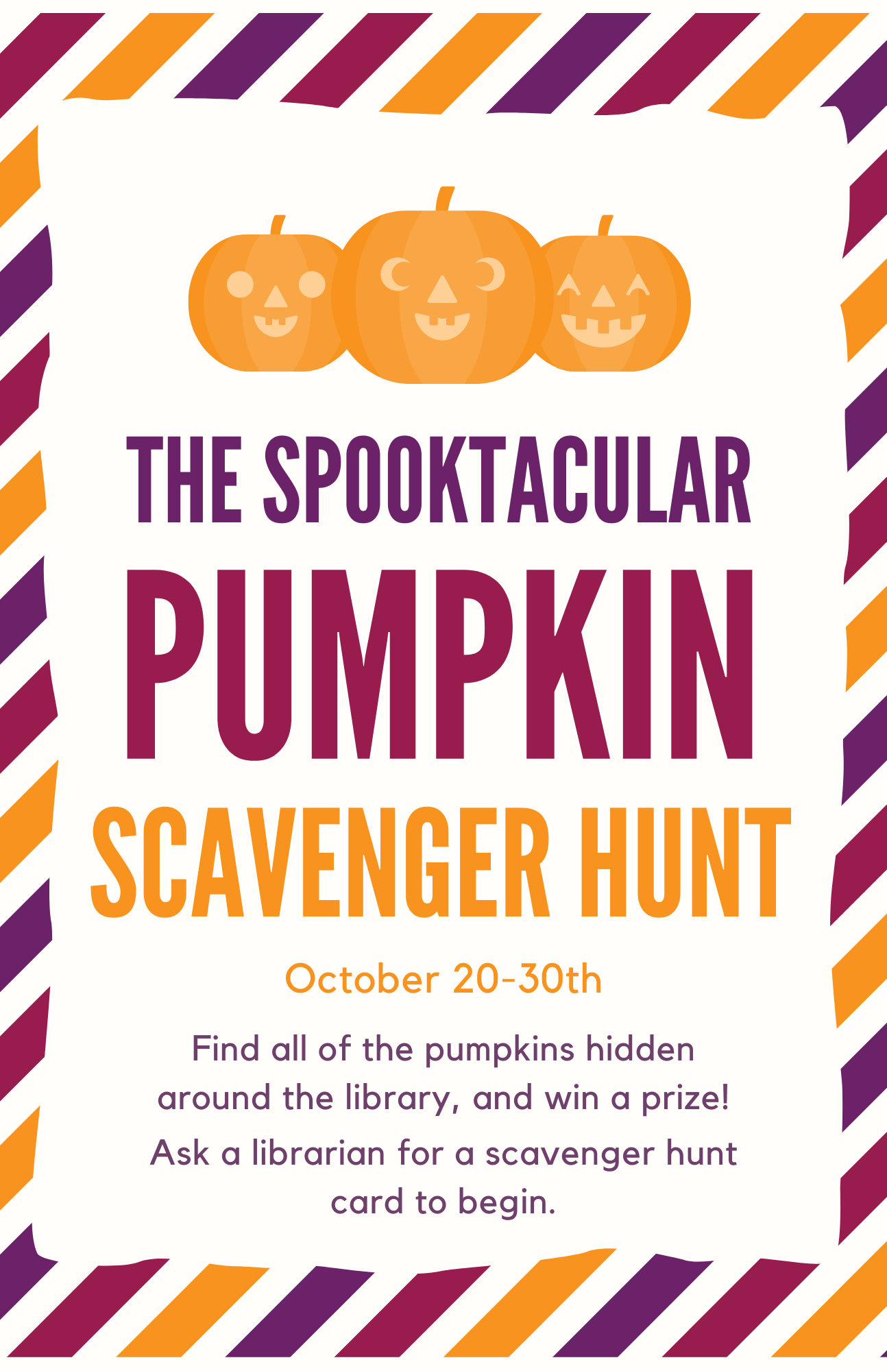 Read more about the article Pumpkin Scavenger Hunt