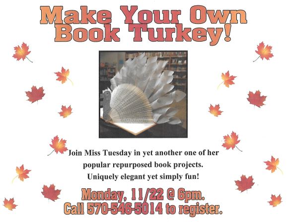 Make a Book Turkey