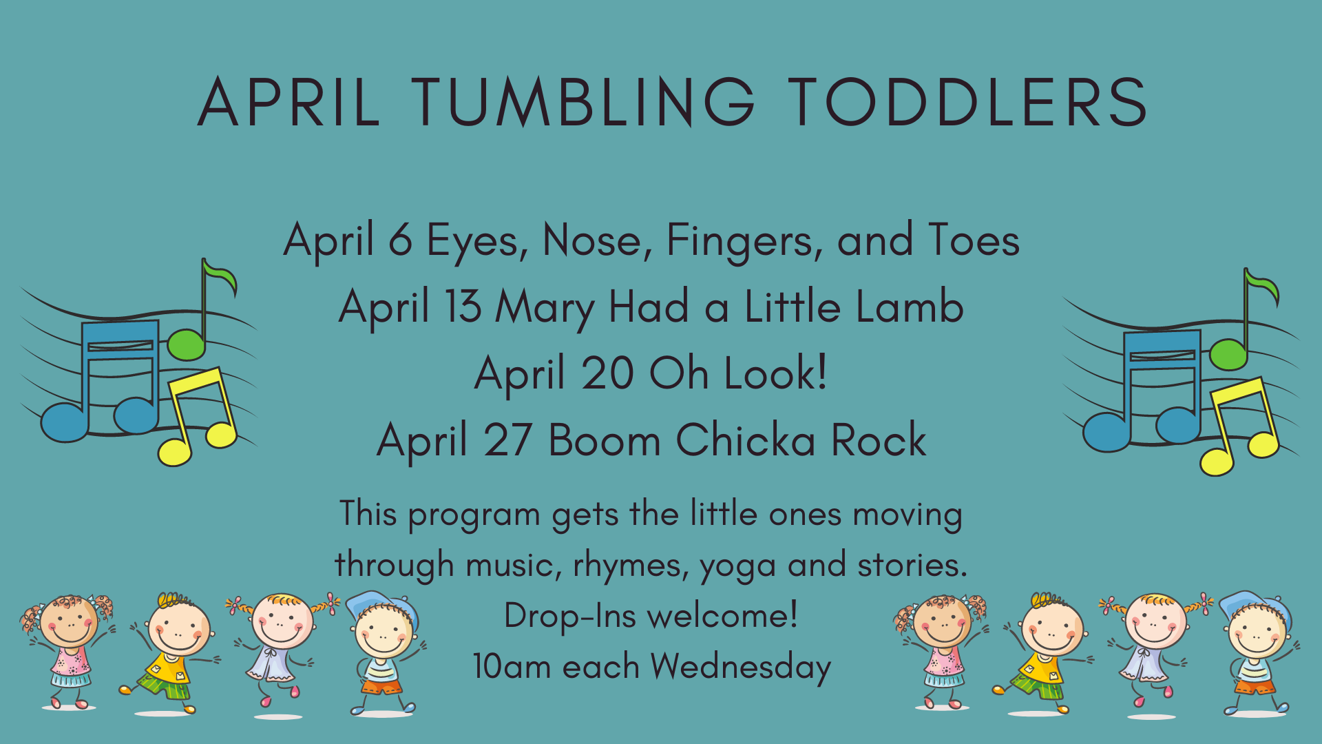 You are currently viewing April Tumbling Toddlers