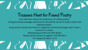 Read more about the article Treasure Hunt for Found Poetry